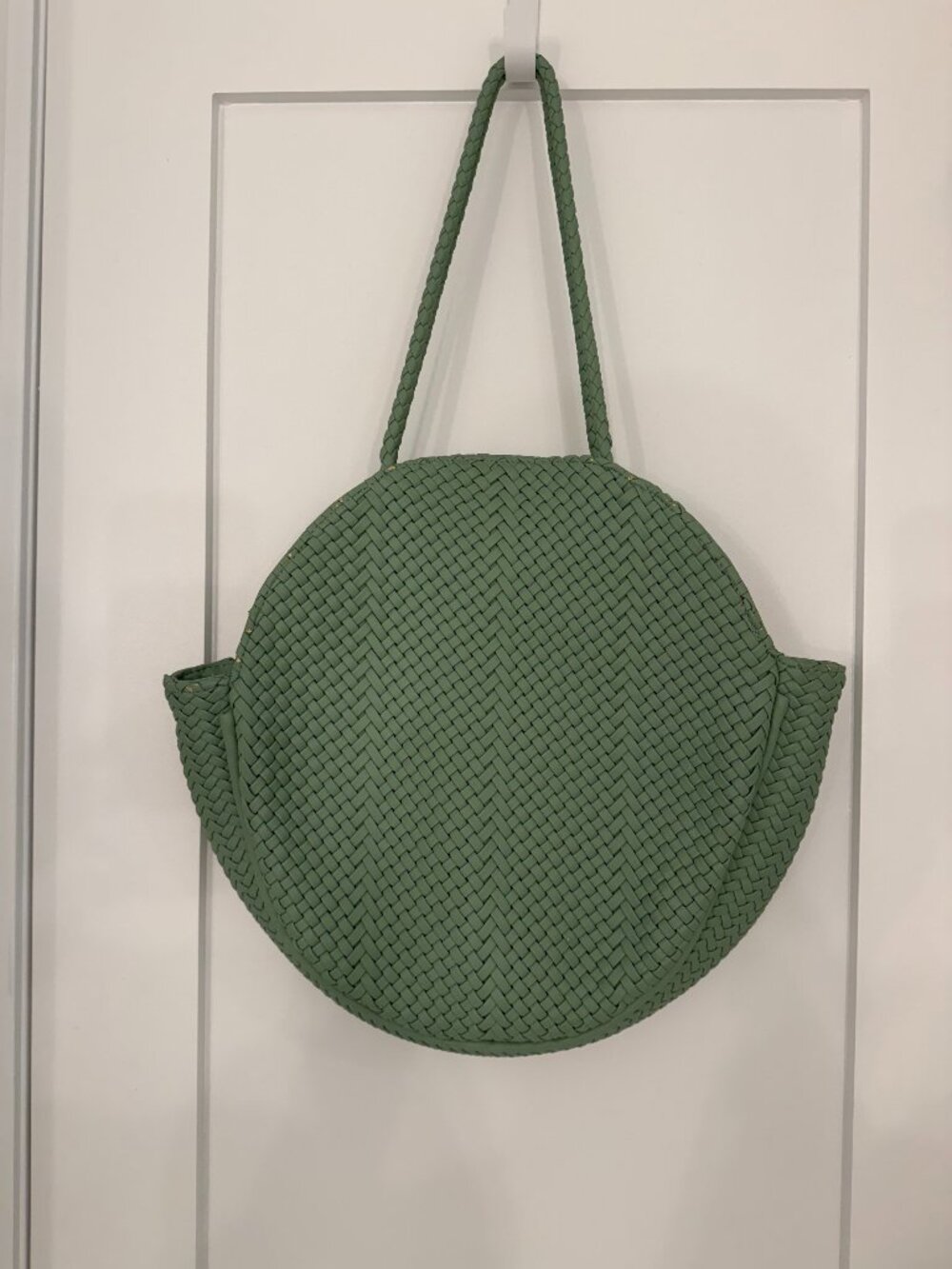 Anthropologie Alison Woven Tote Bag in Mint
